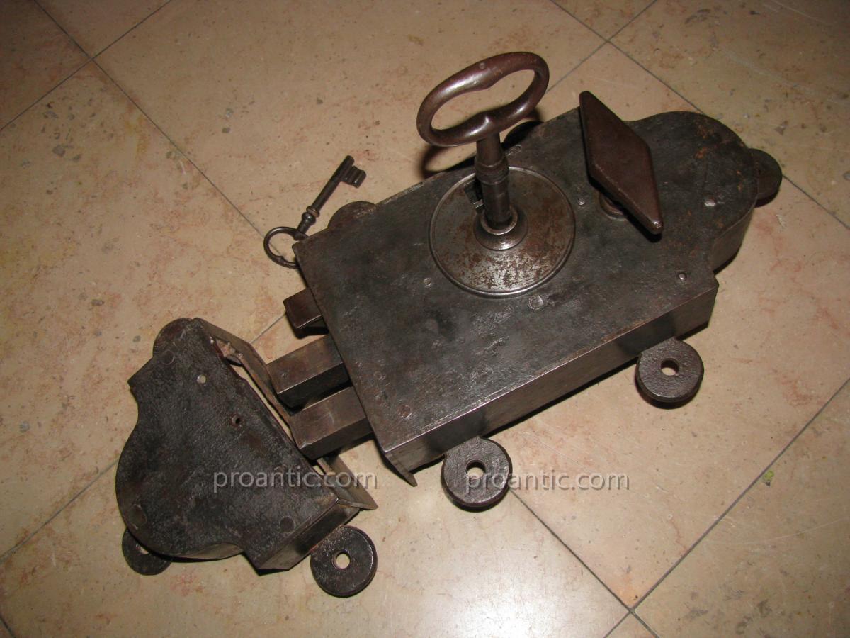 Serrure  De  Porche / &Eacute;poque  Louis  16-photo-2