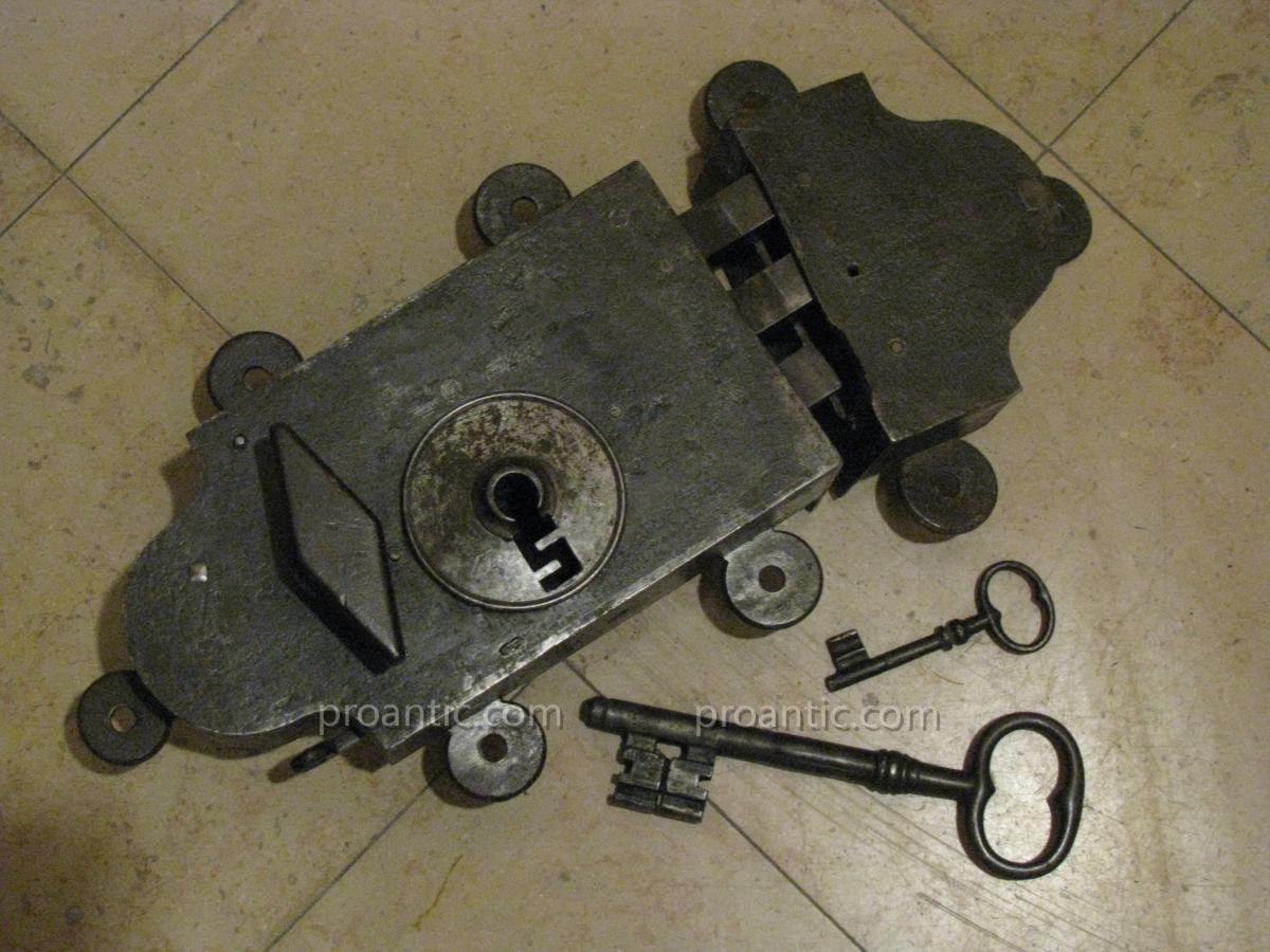 Serrure  De  Porche / &Eacute;poque  Louis  16-photo-3