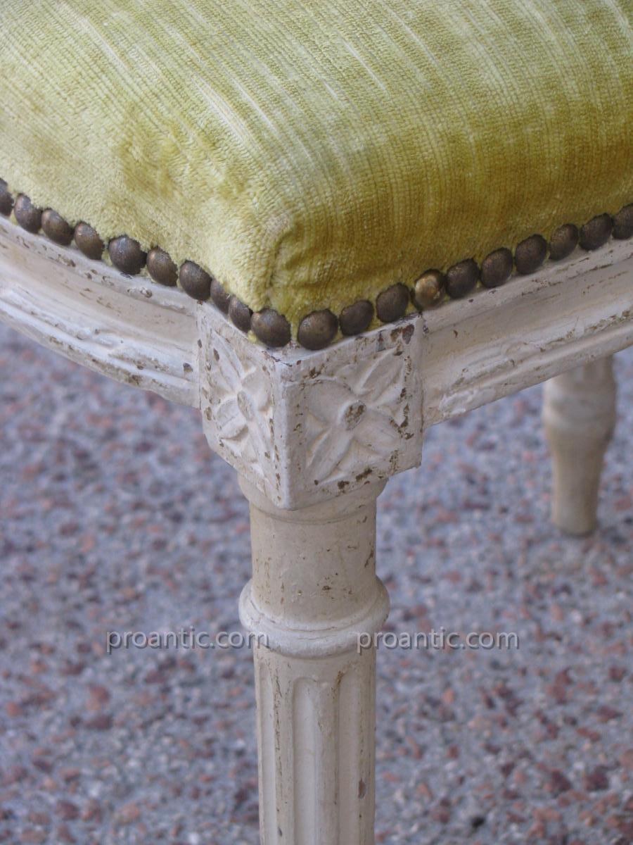 Pair Of Musician Chairs Louis XVI-photo-4
