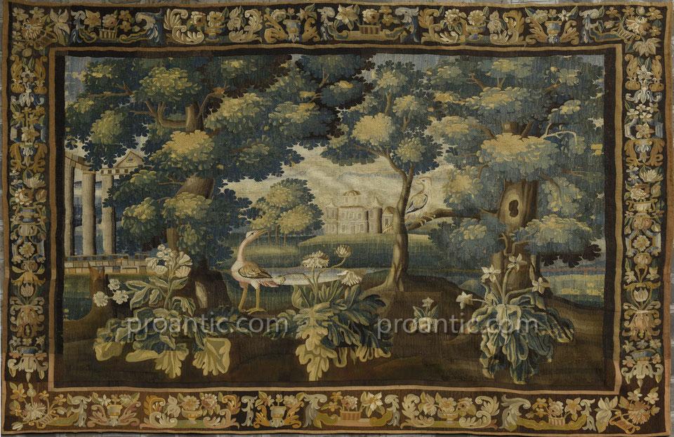 TAPISSERIE AUBUSSON 18ème SIÈCLE.