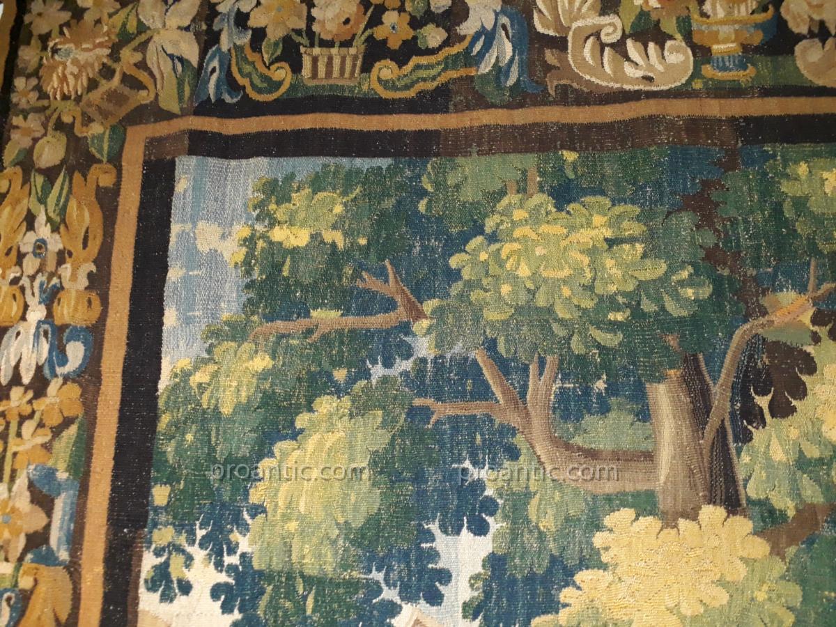 TAPISSERIE AUBUSSON 18ème SIÈCLE.-photo-2