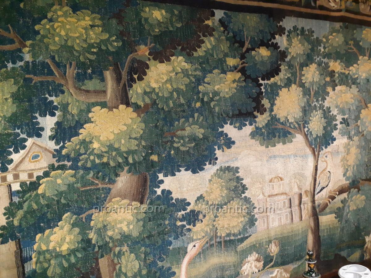 TAPISSERIE AUBUSSON 18ème SIÈCLE.-photo-3