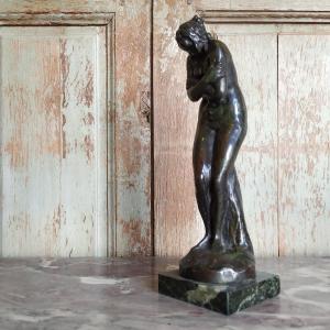 The Frileuse After Houdon From The 19th Century