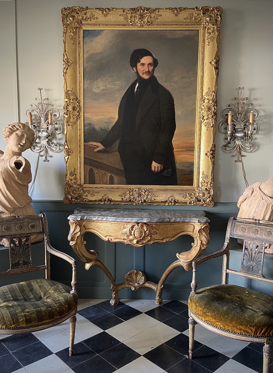 Léon Mousquet – Large Portrait Of A Dandy, Bordeaux, 1841-photo-2