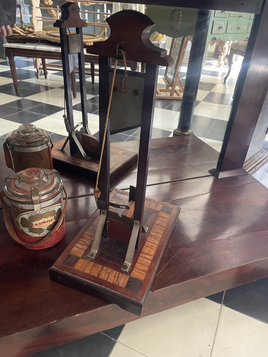 Rare And Significant Countertop Cigar Cutter – Late 19th Century-photo-3