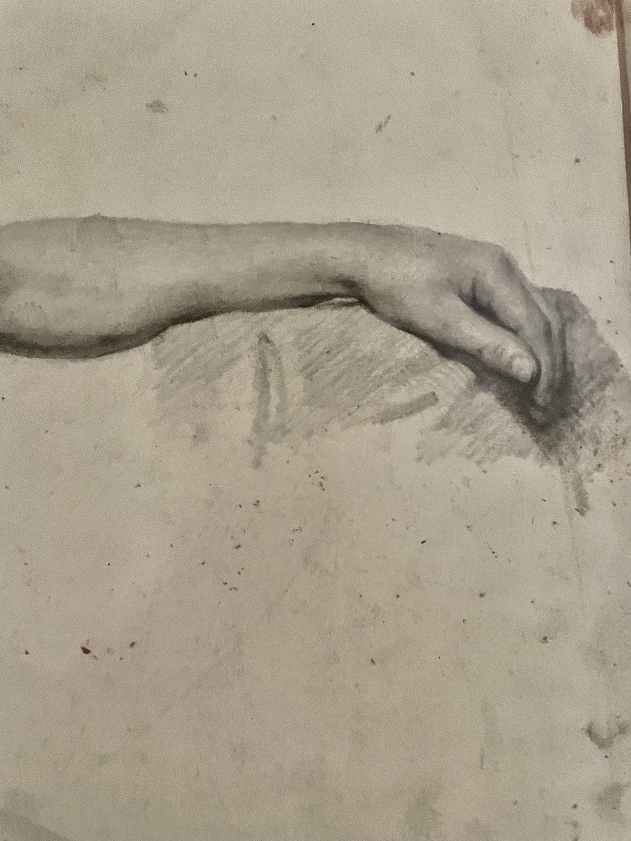 Paire de nus masculins académiques – Life Drawing, vers 1900-photo-4