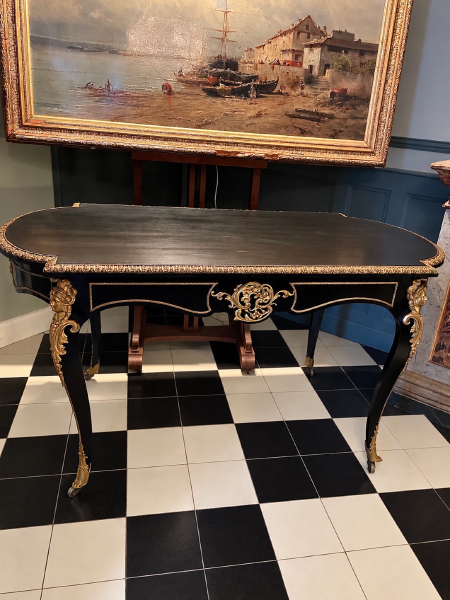 Élégant bureau de milieu d’époque Napoléon III -photo-3