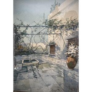 Patio oriental à Alger