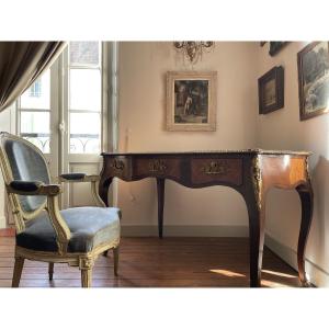 Bureau plat de style Louis XV – Époque Napoléon III