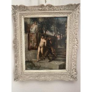 Ébauche pour La Mort de Vitellius École française, fin du XIXᵉ siècle