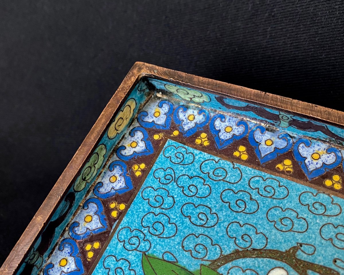Cloisonné Enamel Opium Tray-photo-4