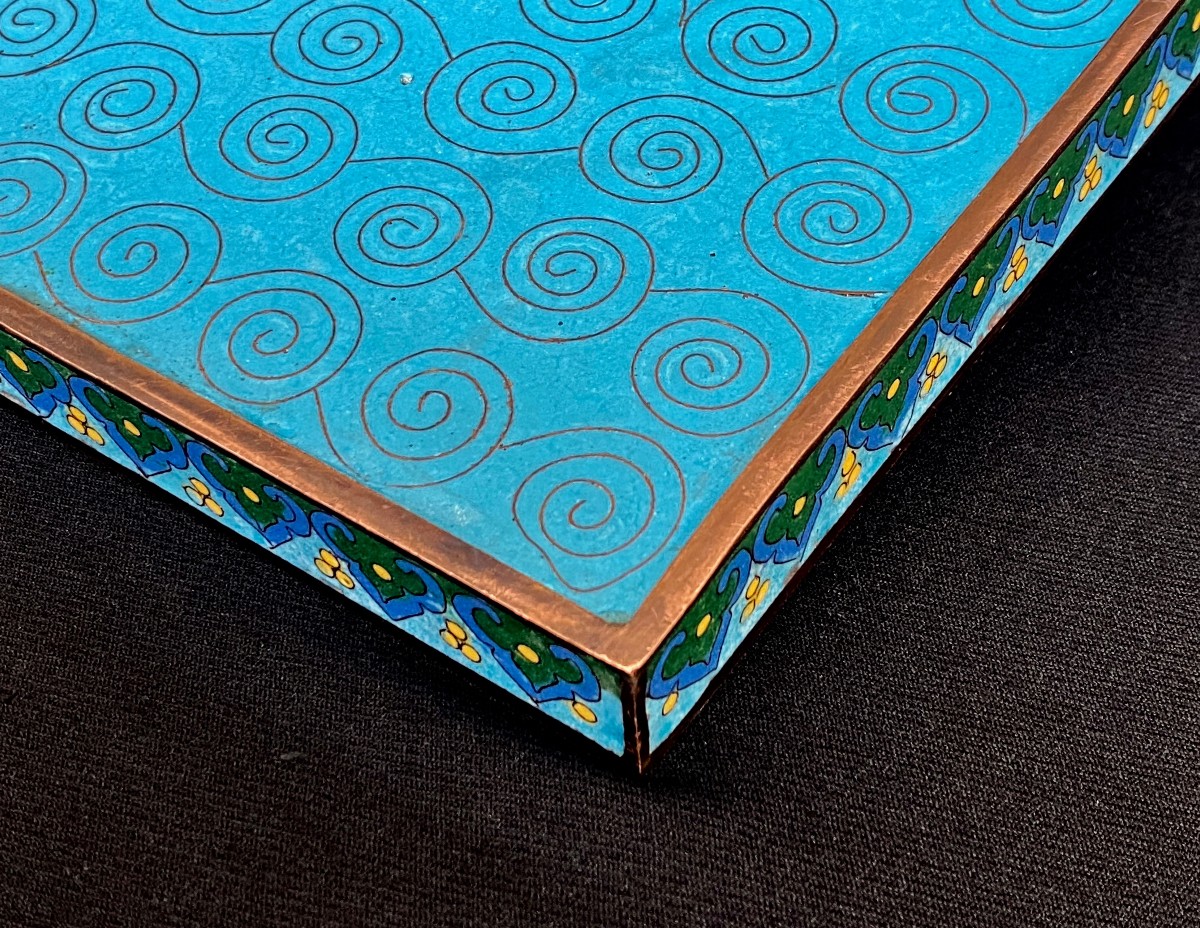 Cloisonné Enamel Opium Tray-photo-5