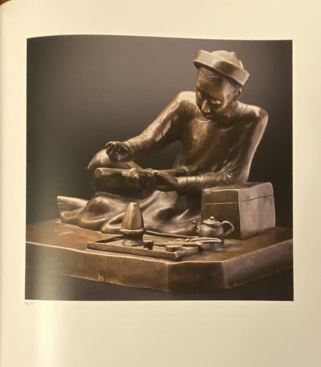 Bronze Opium Smoker-photo-2