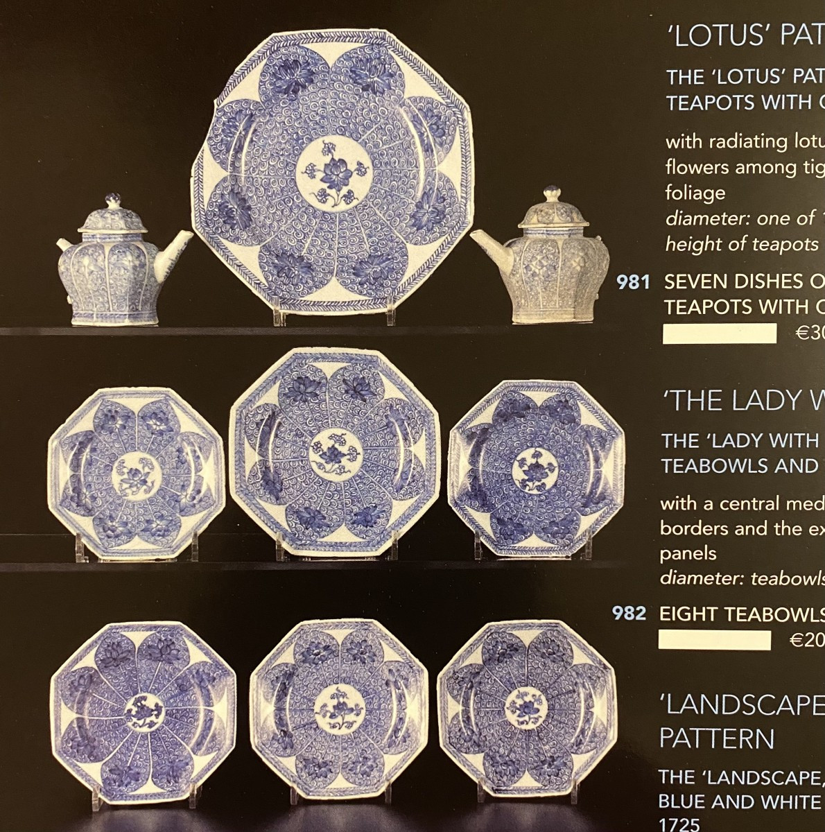 Théière au décor de lotus provenant de l'épave de Ca Mau (c. 1725)-photo-4