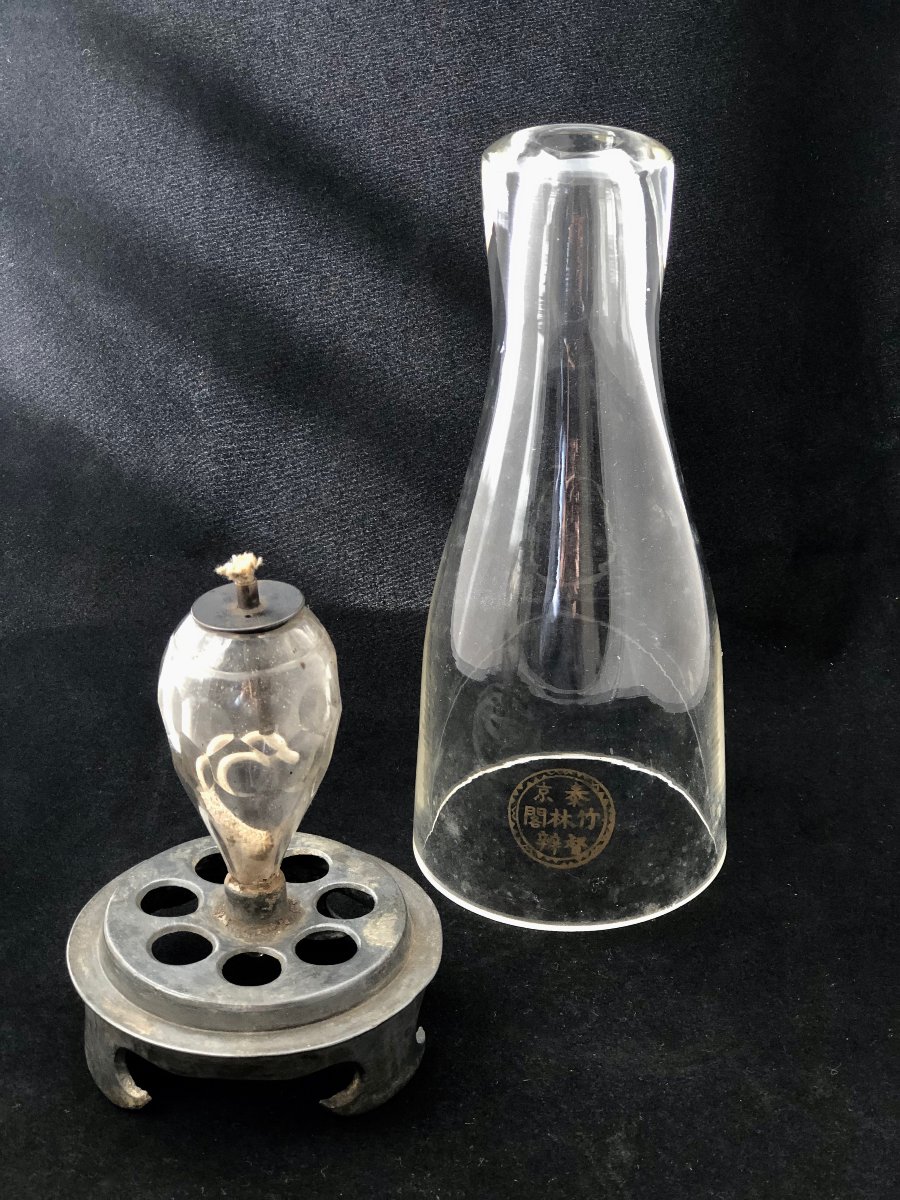 Grande lampe à opium de coolie-photo-2