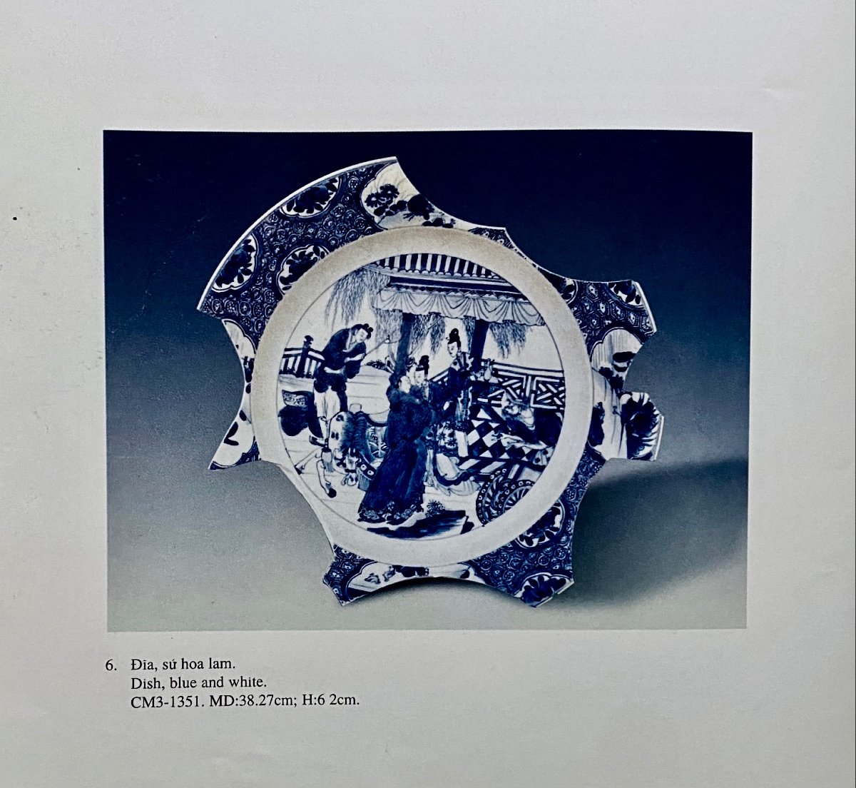 Large Chinese Porcelain Charger From The Wreck Of Ca Mau (c. 1725, Yongzheng Period)-photo-2