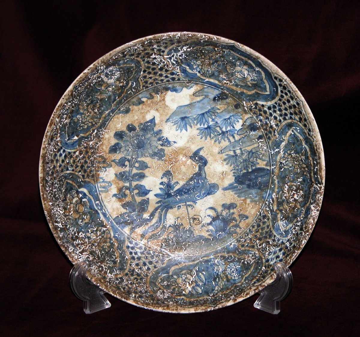 Large Plate From The Shipwreck Off The Coast Of Binh Tuan (wanli Period)-photo-4