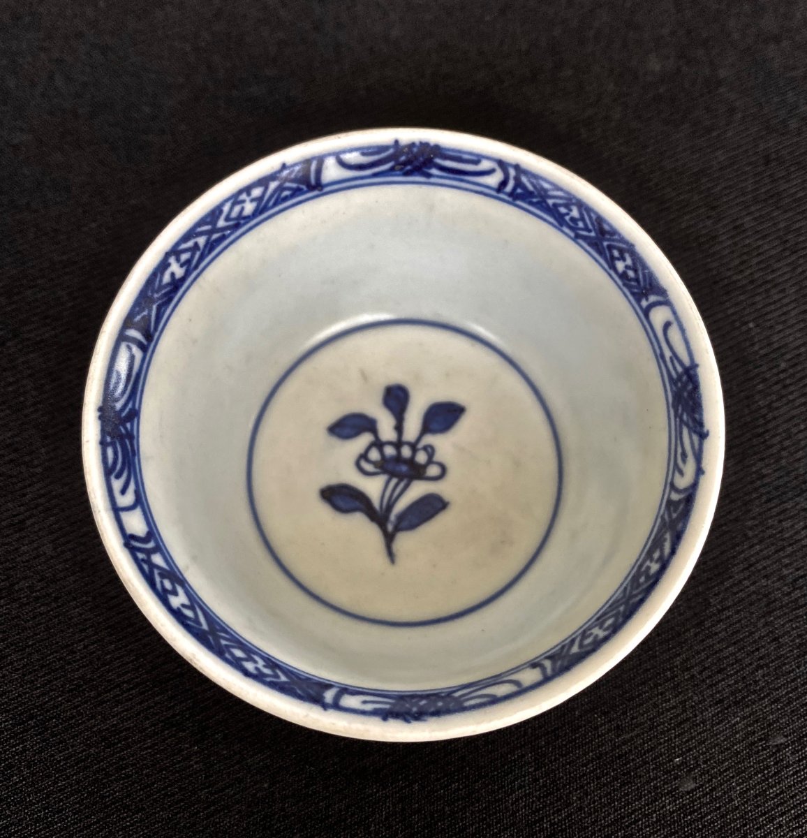 Porcelain Tea Cup And Saucer Set #2 From The Ca Mau Shipwreck (c. 1725)-photo-2
