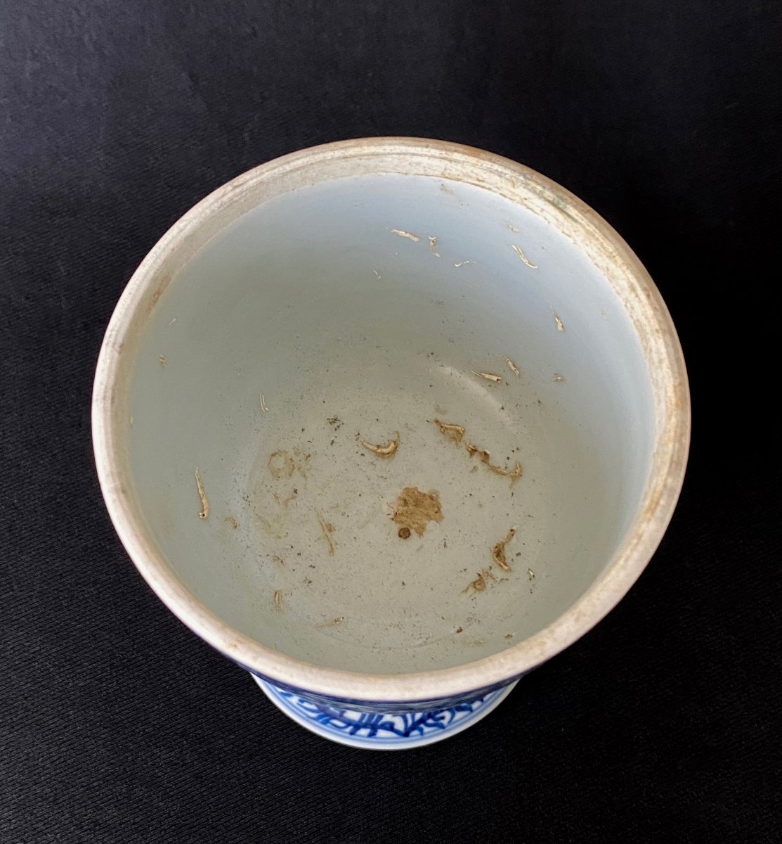 Large Lidded White-and-blue Porcelain Jar From The Chinese Shipwreck At Vung Tau (kangxi Period) #3-photo-4