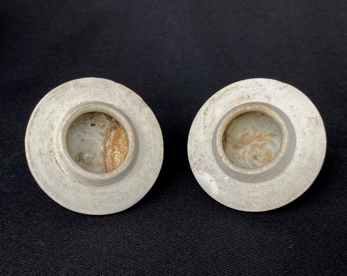 Paire de vases balustres " Long Eliza " (provenant  de l'épave de Vung Tau, c.1690, ép. Kangxi)-photo-1