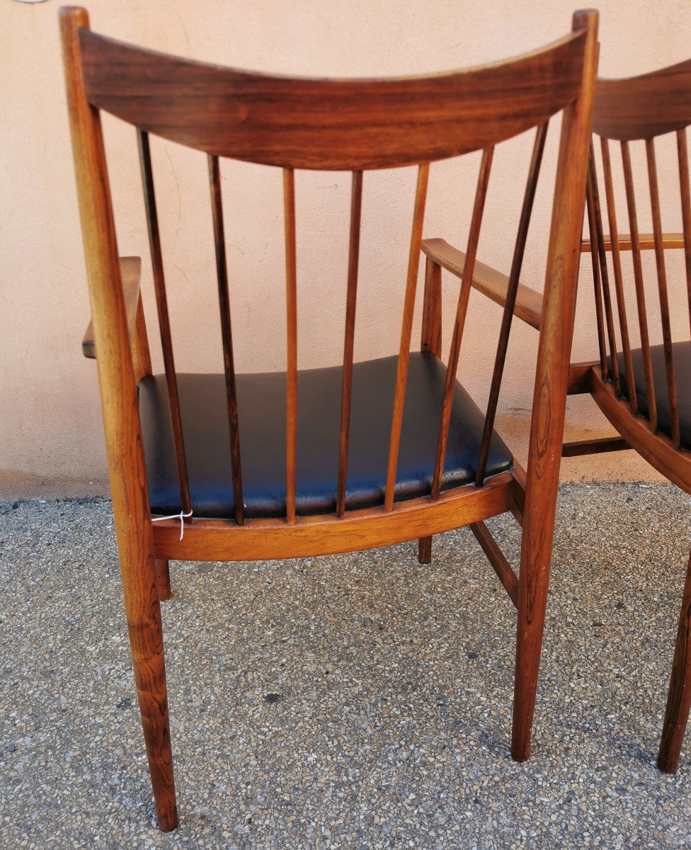 Fauteuils Scandinaves En Palissandre-photo-4