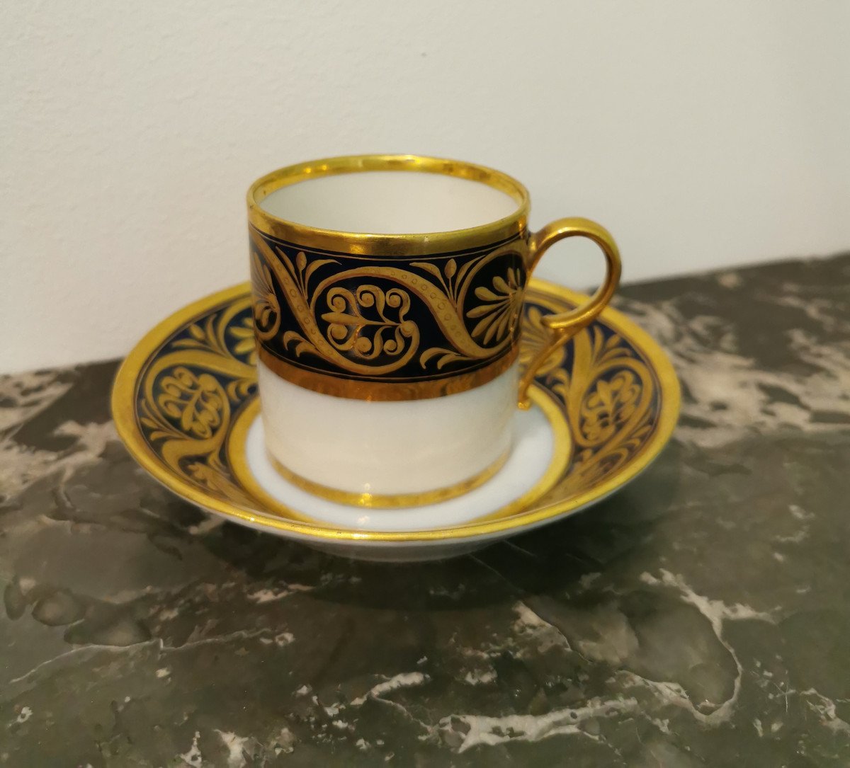 Tasse Litron, Porcelaine De Paris, Fin XVIIIème-photo-2