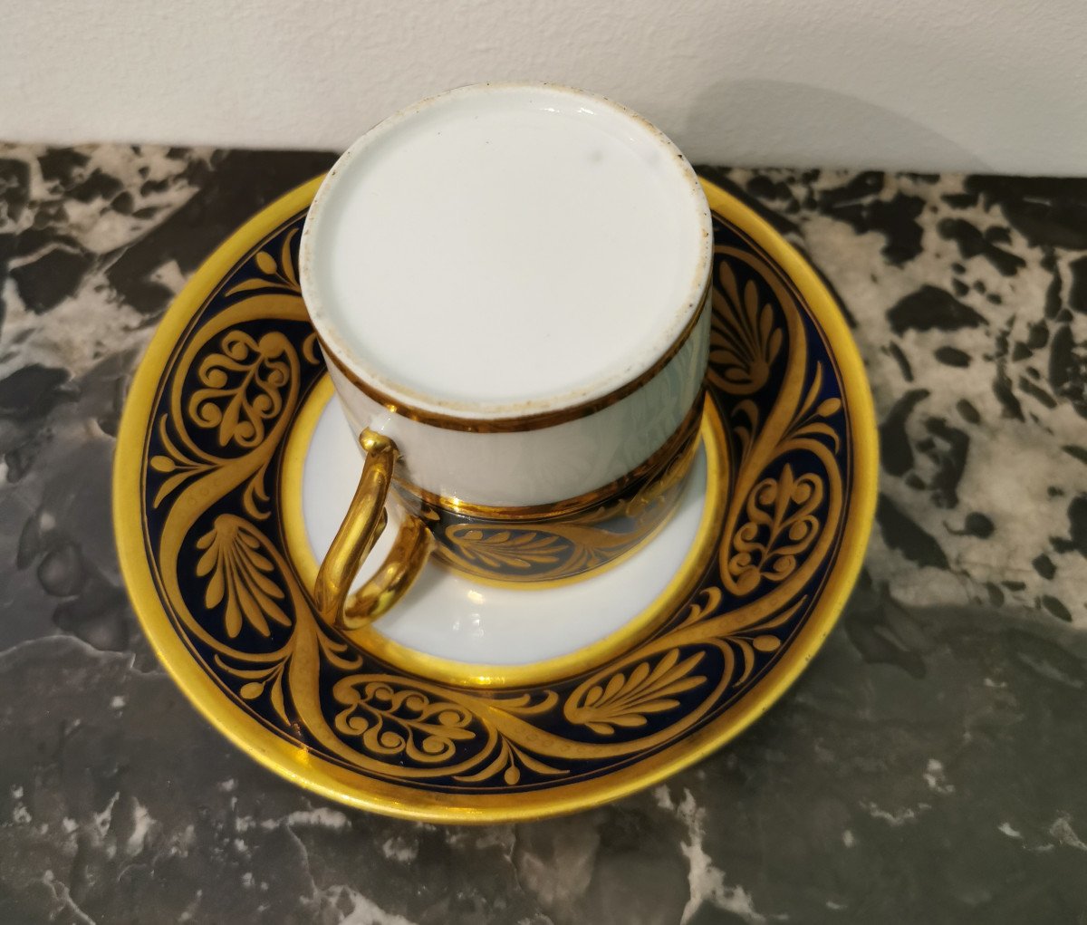 Tasse Litron, Porcelaine De Paris, Fin XVIIIème-photo-3