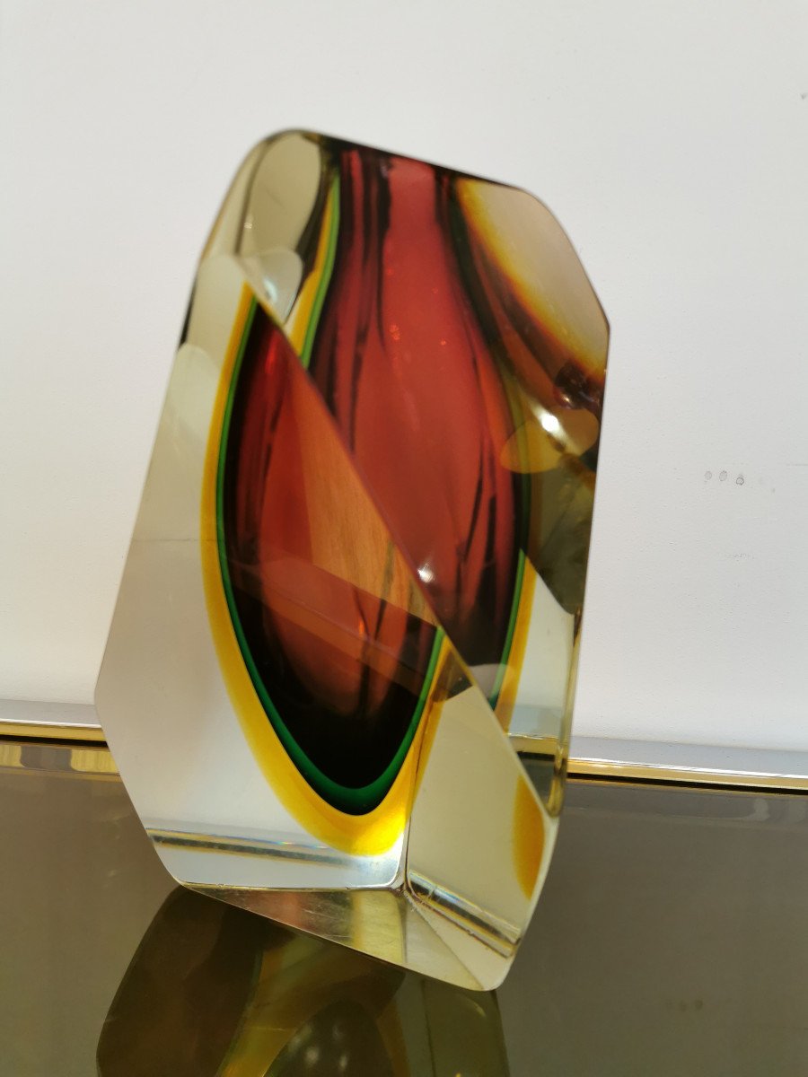 Vase Sommerso De Murano An 50.-photo-3