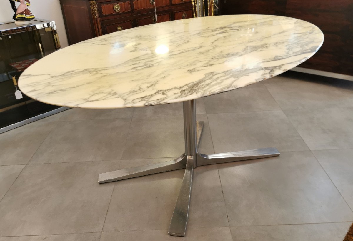 Florence Knoll Marble Table For Roche Bobois.-photo-1