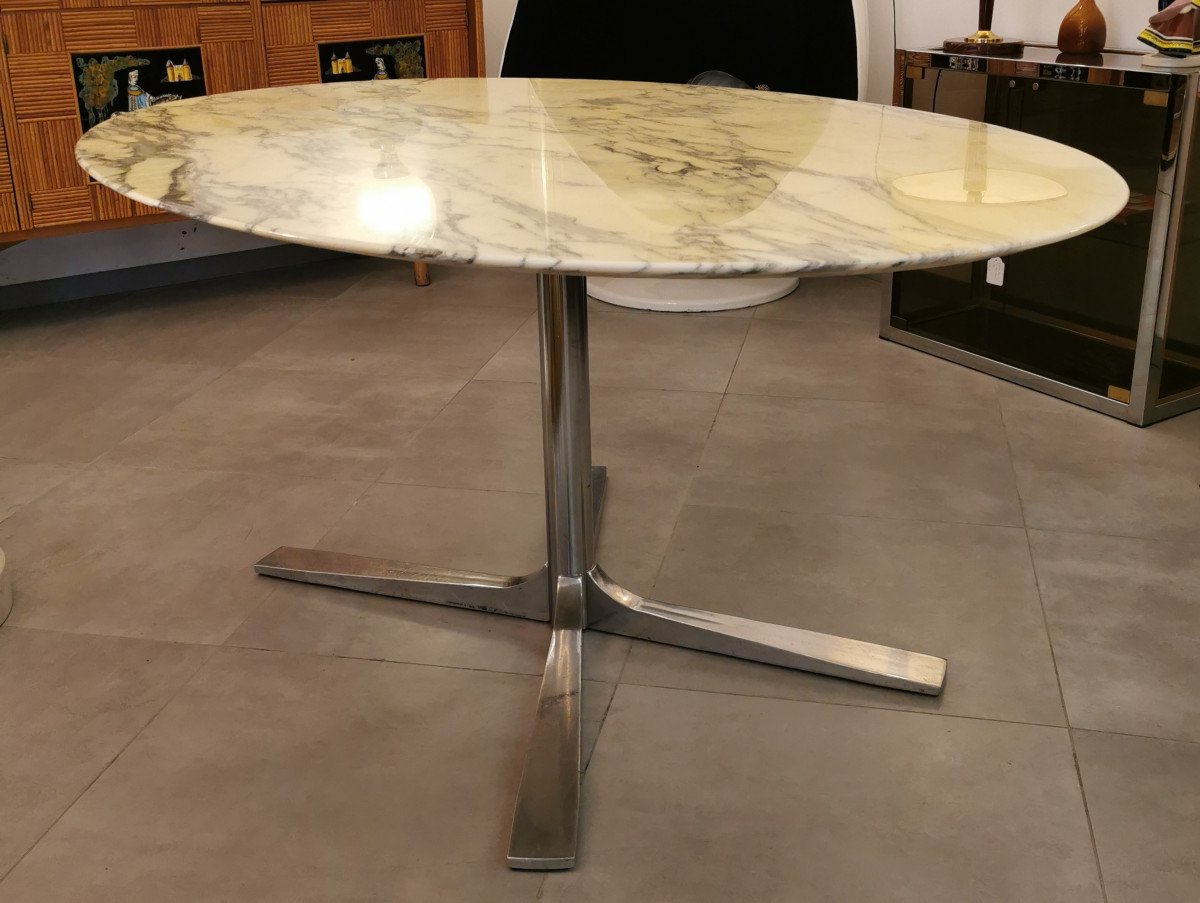 Florence Knoll Marble Table For Roche Bobois.