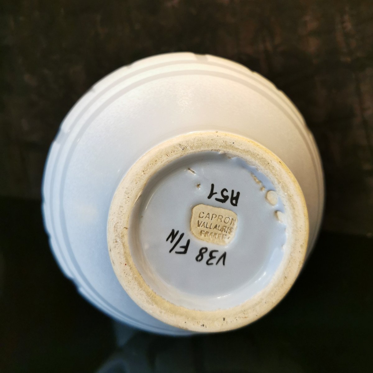 Vase En Ceramique De Roger Capron Des An 60.-photo-2