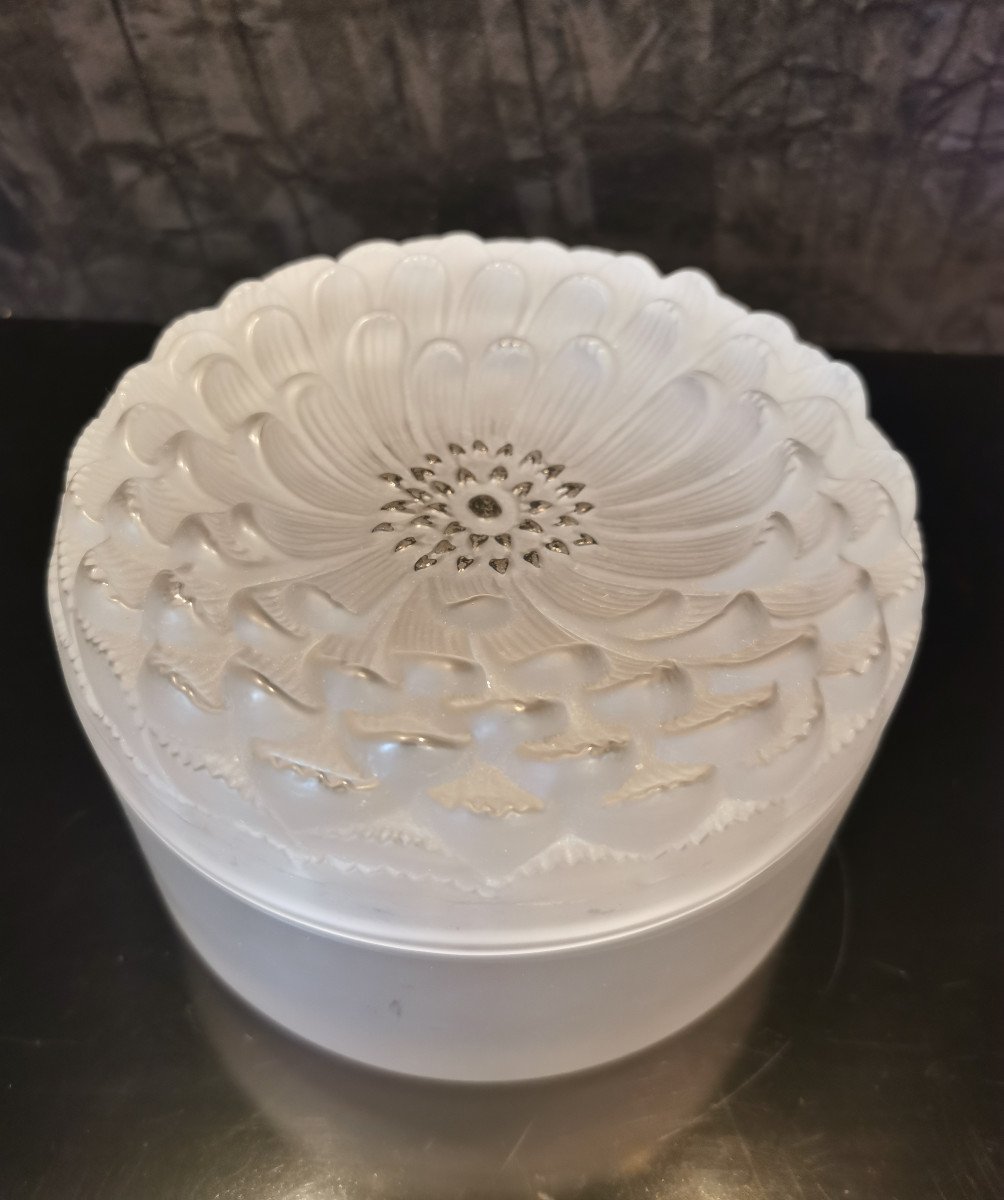Lalique France Box Dahlia Model -photo-4