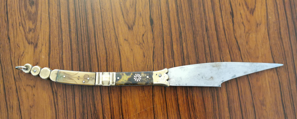 Folding Knife, Navaja, 19th Century-photo-3