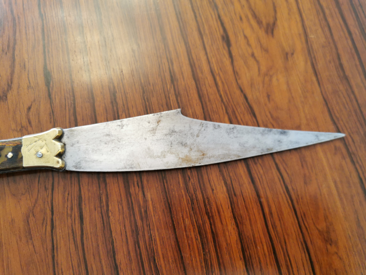 Folding Knife, Navaja, 19th Century-photo-2