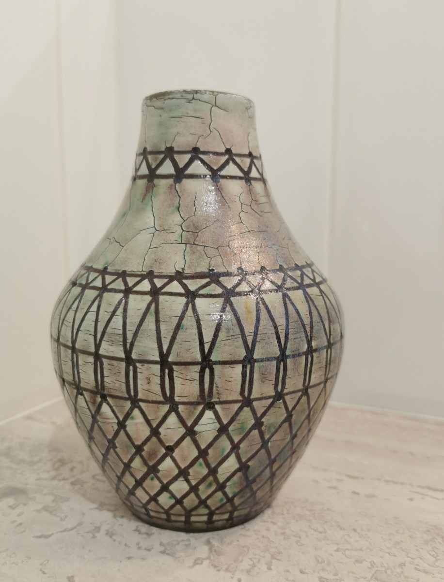 Stoneware Vase By Auguste Delaherche