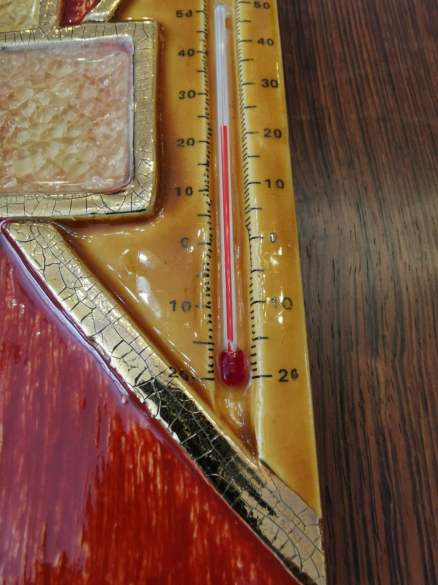 Thermomètre en céramique de Marion de Crécy.-photo-4