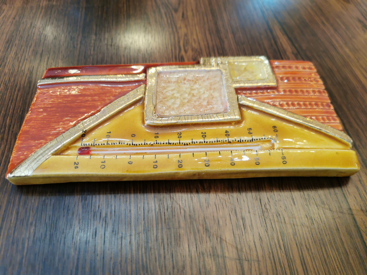 Thermomètre en céramique de Marion de Crécy.-photo-1