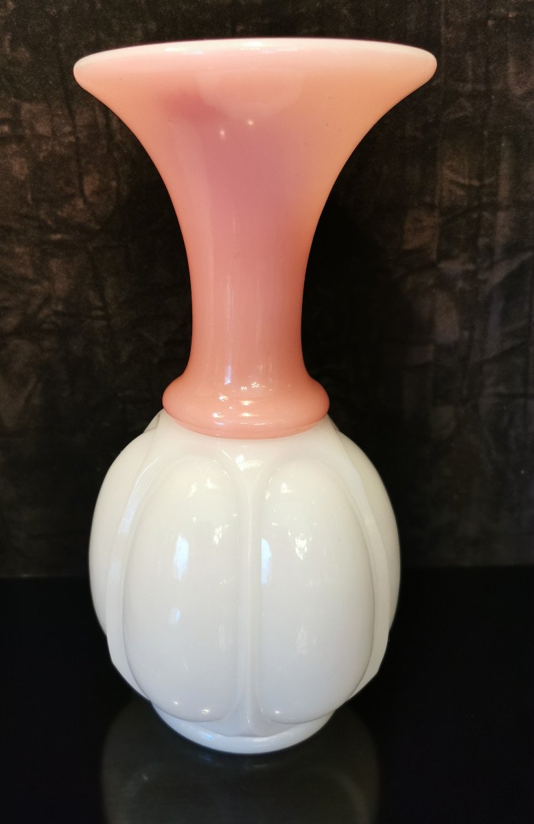 Paire de Vases En Opaline, Charles X-photo-1