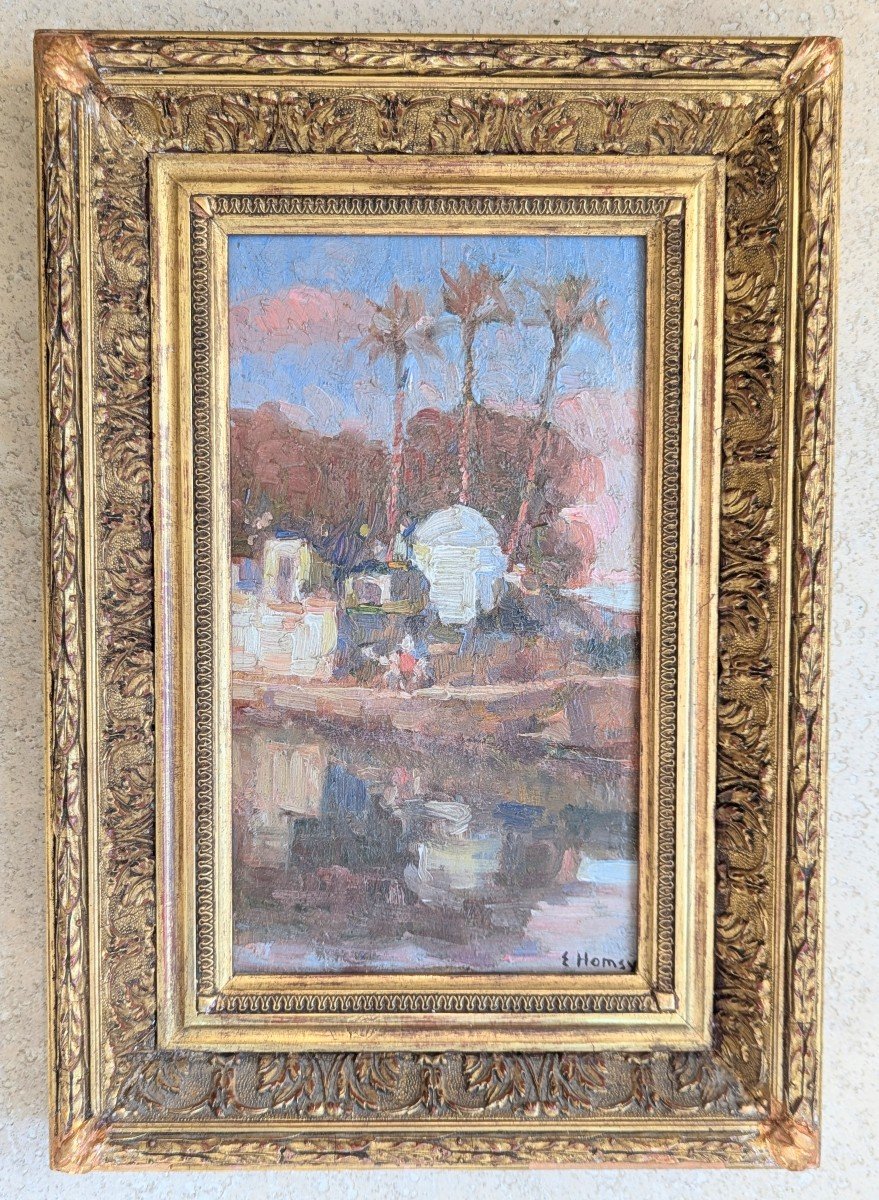 Orientalist Animated Landscape Painting 