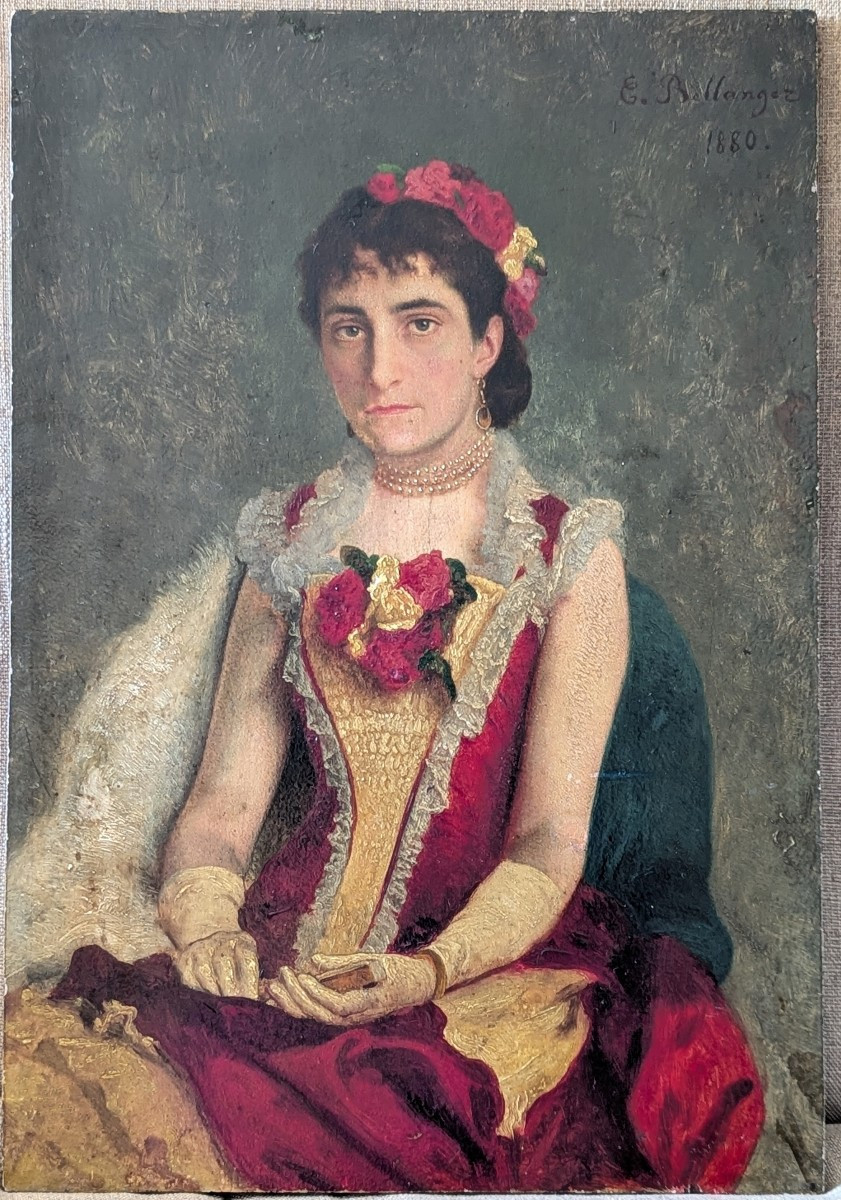 Camille Bellanger : Femme à l'éventail 