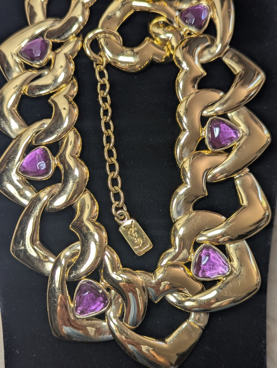 Yves Saint Laurent Antique Necklace, 1980s -photo-3