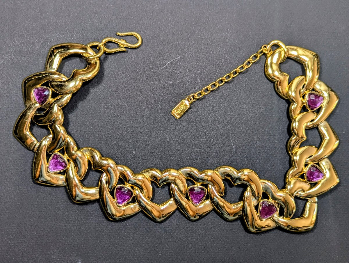Yves Saint Laurent Antique Necklace, 1980s -photo-5