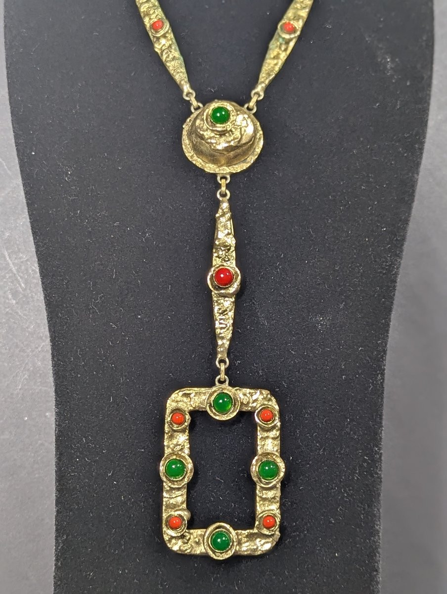 Henry Périchon dit Henry, collier sautoir, années 50 - 60-photo-3