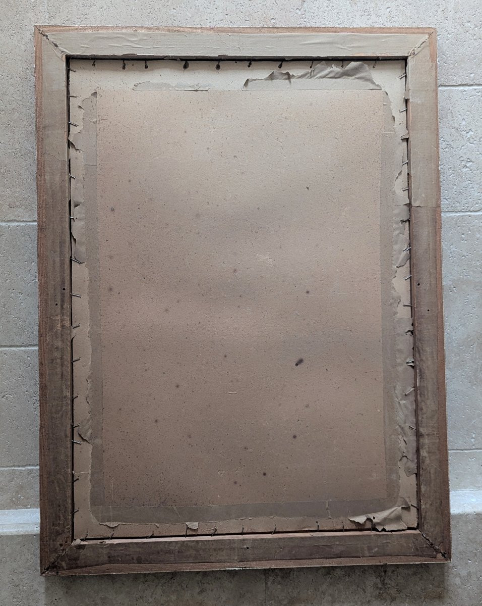 Japanese Silk Painting, Circa 1900. Tigers In A Bamboo Forest -photo-5