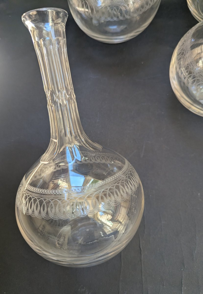 Lot de six carafes à vin-photo-2