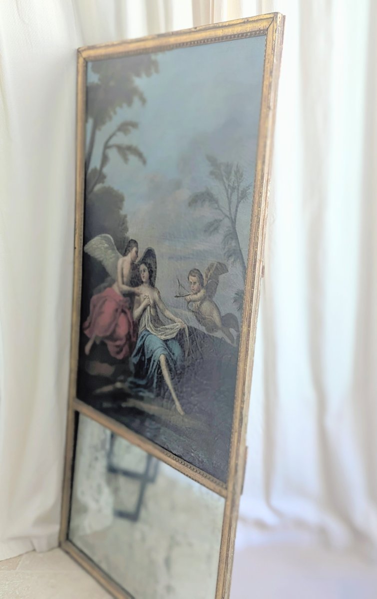18th-century Louis XVI Trumeau With Allegorical Painting Depicting Greco-roman Mythology -photo-1