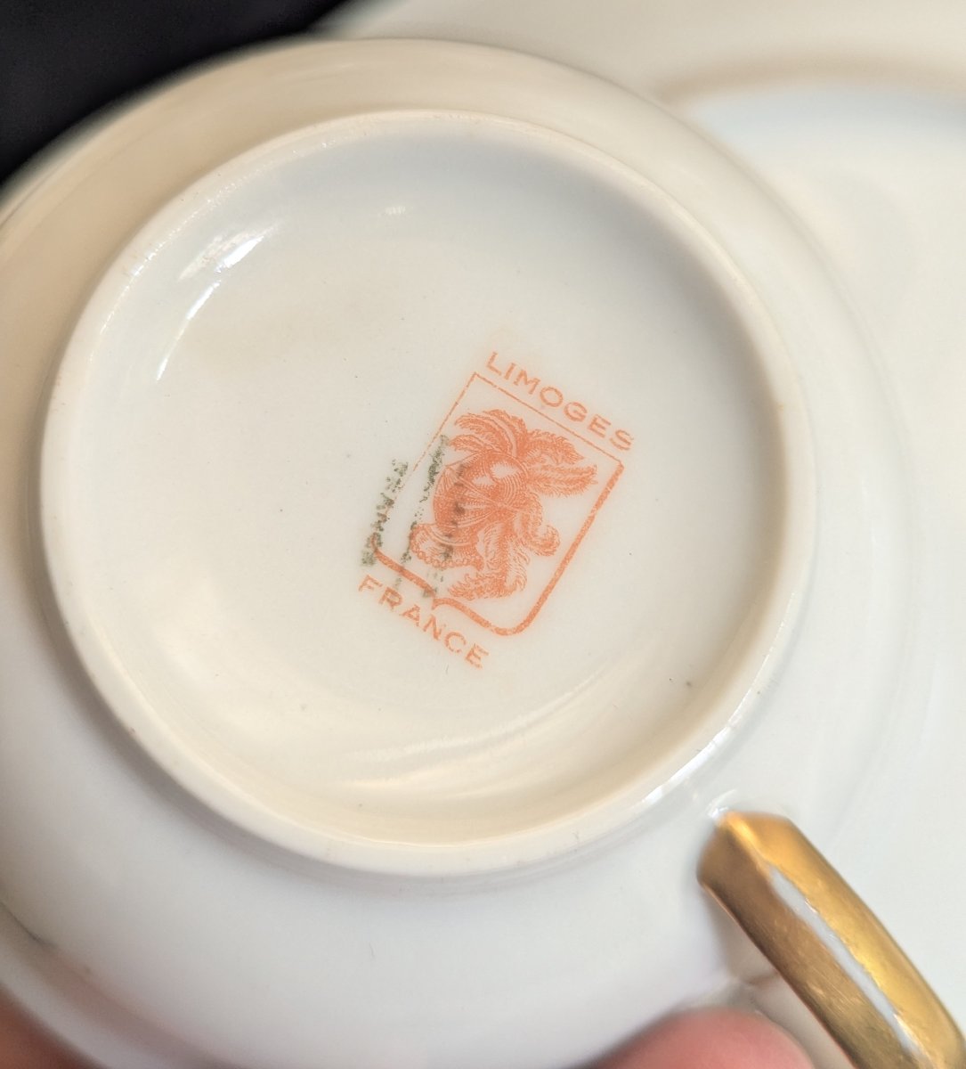Large Tea Set (40 Pieces) By Giraud &amp;amp; Brousseau, Limoges, France-photo-3