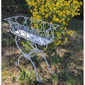 Jardinière en fer forgé 