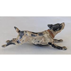 Chien de chasse en plomb de Nuremberg 