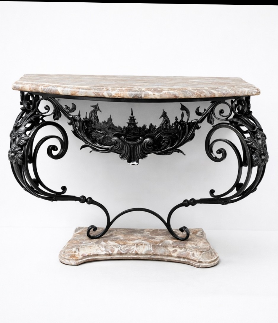 console en fer forgé 